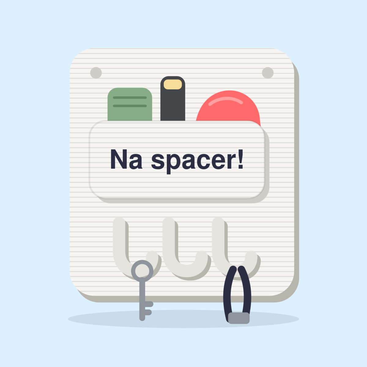 Organizer spacerowy na ścianę